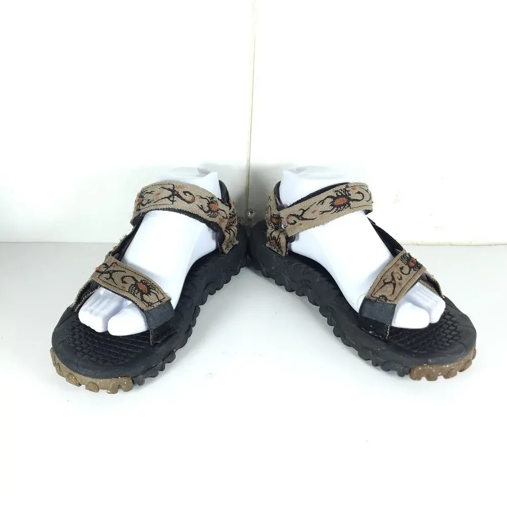 Teva Valkyrie Mens US 8 Brown Waterproof Hiking Outdoor Sandals Shoes